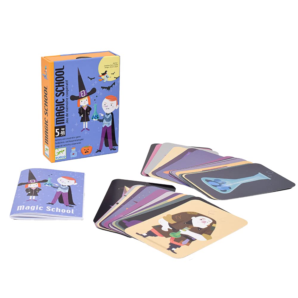 Juego de cartas Magic School Halloween