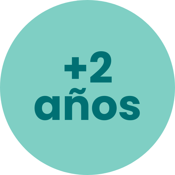 +2 años