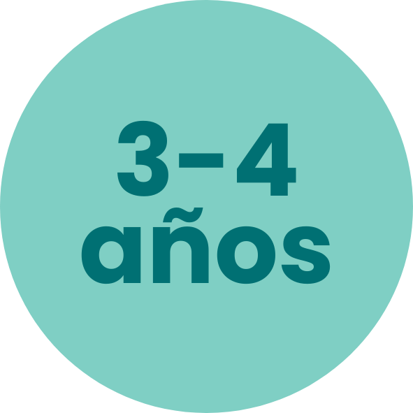 3-4 años