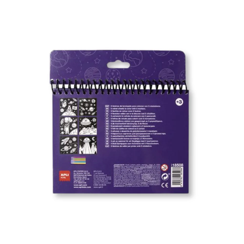 Colouring velvet: kit para pintar