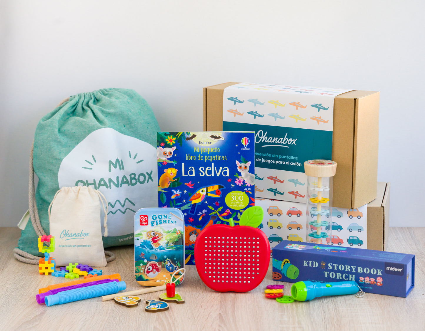 Mochila de juegos para avión o tren 1-2 años