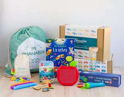 Mochila de juegos para avión o tren 1-2 años