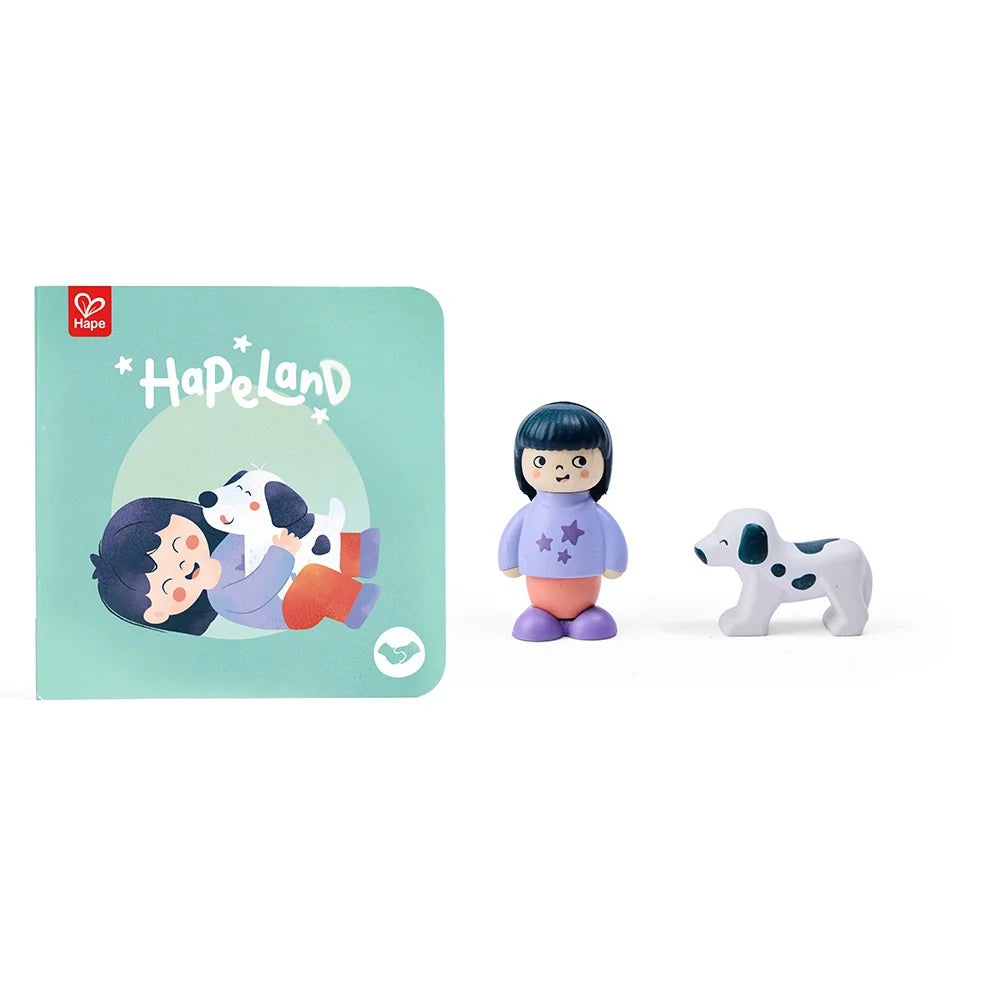 Cuento con figuras Hapeland