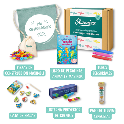 Kit de juegos para el avión (1-2 años)