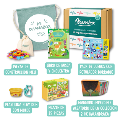 Kit de juegos para el avión (3-4 años)