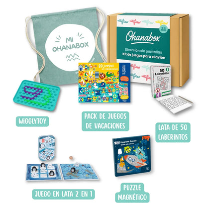 Kit de juegos para avión o tren (5-6 años)