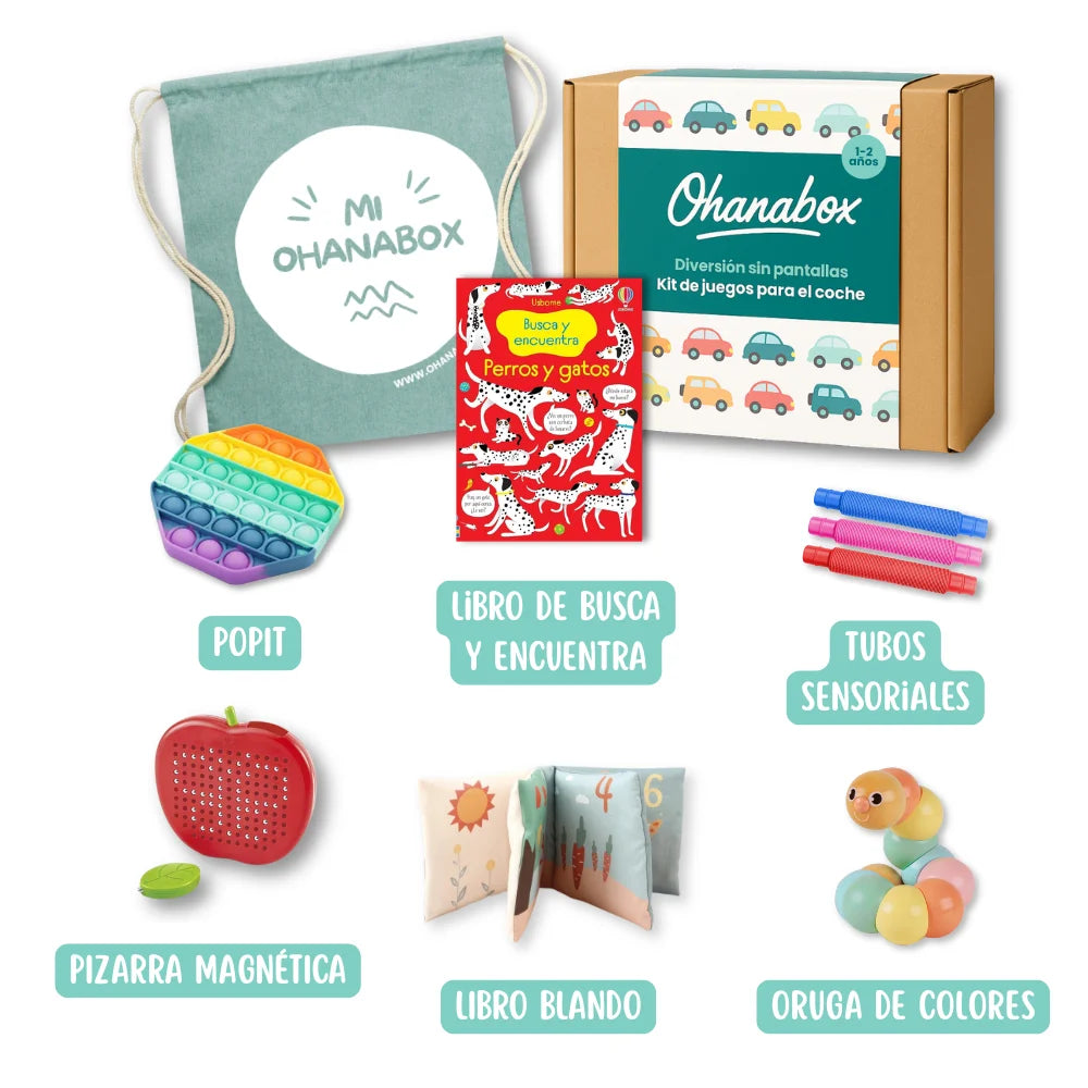 Kit de juegos para el coche (1-2 años)