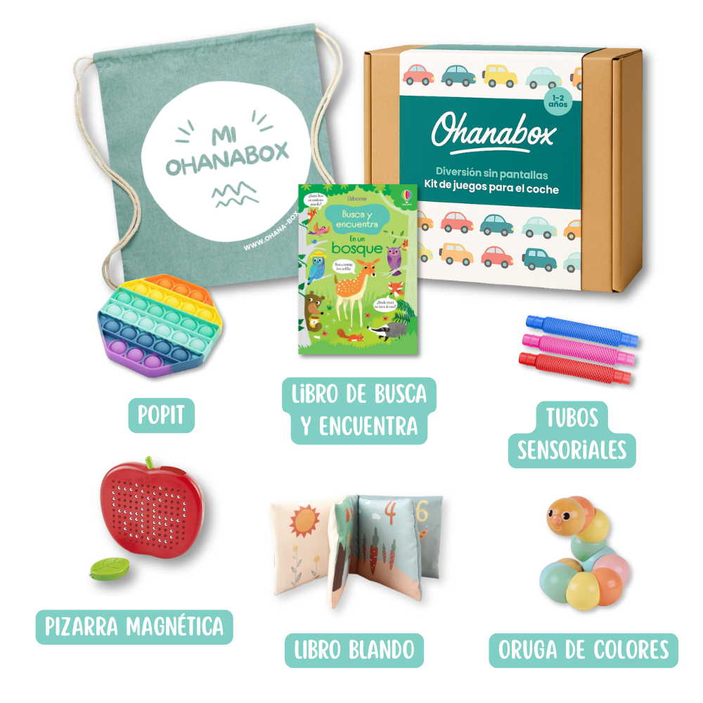 Kit de juegos para el coche (1-2 años)