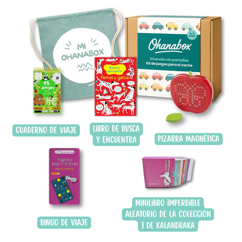 Kit de juegos para el coche (5-6 años)