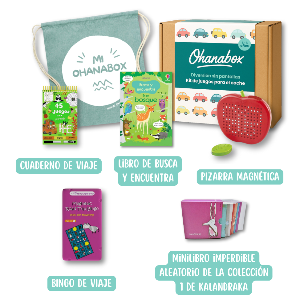 Kit de juegos para el coche (5-6 años)