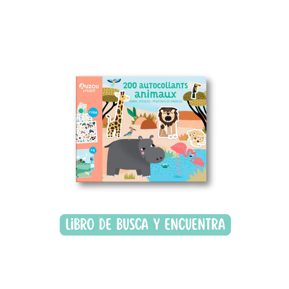 Kit de juegos para restaurante (3-4 años)