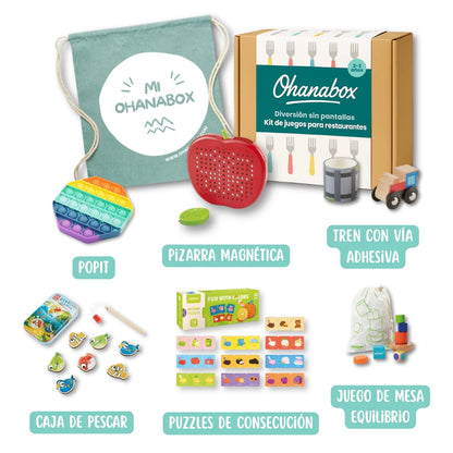 Kit de juegos para restaurante (2-3 años)