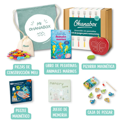 Kit de juegos para restaurante (3-4 años)