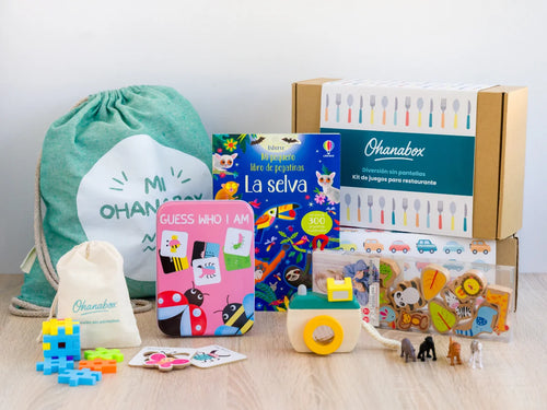 Kit de juegos para restaurantes y esperas (1-2 años)