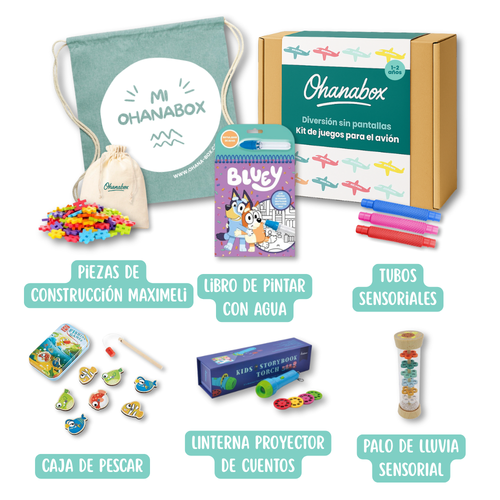 Kit de juegos para el avión (1-2 años)