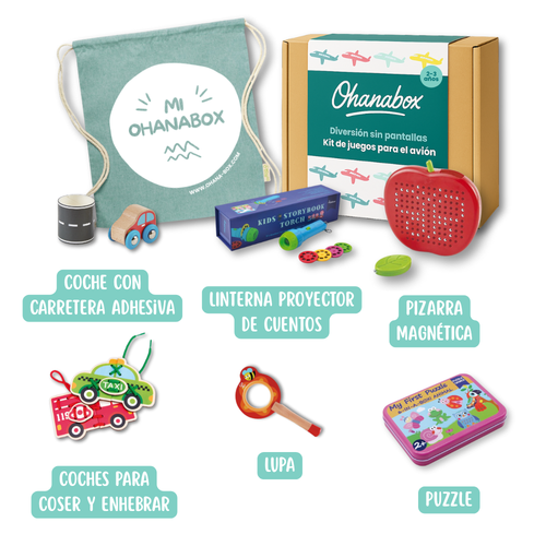 Kit de juegos para el avión (2-3 años)