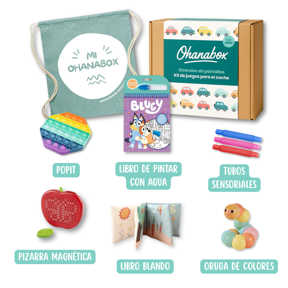 Kit de juegos para el coche (1-2 años)