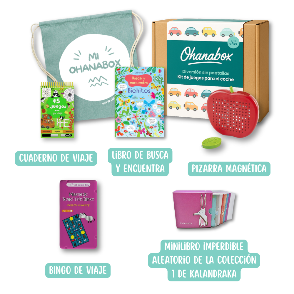 Kit de juegos para el coche (5-6 años)