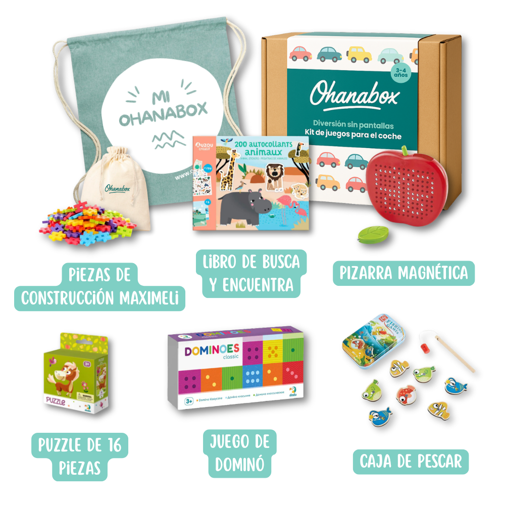 Kit de juegos para restaurante (3-4 años)