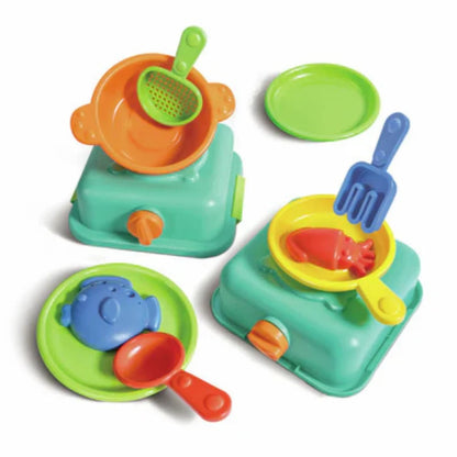 Set de cocina portátil de arena (+2 años)