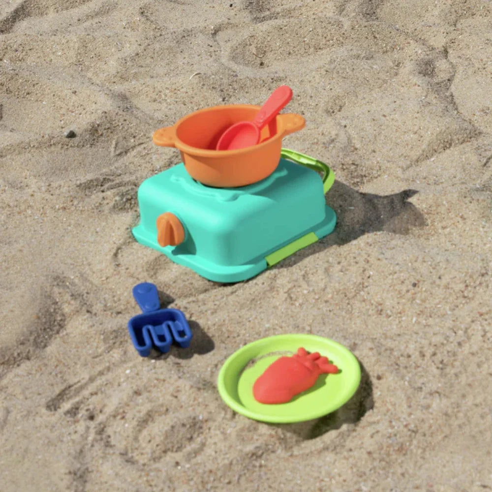 Set de cocina portátil de arena (+2 años)