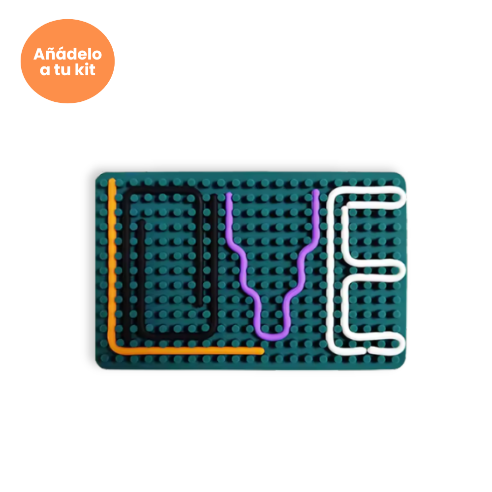 Tablero sensorial de doble cara (3-7 años)