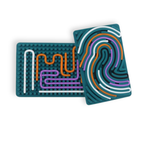 Tablero sensorial de doble cara (3-7 años)