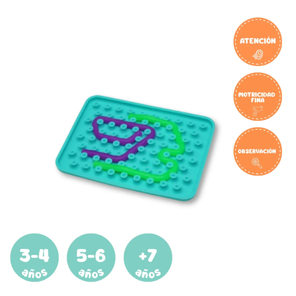 Panel sensorial Wigglytoy