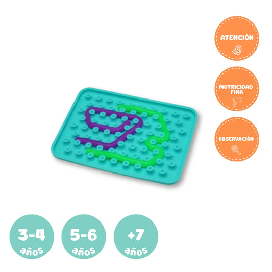 Panel sensorial Wigglytoy
