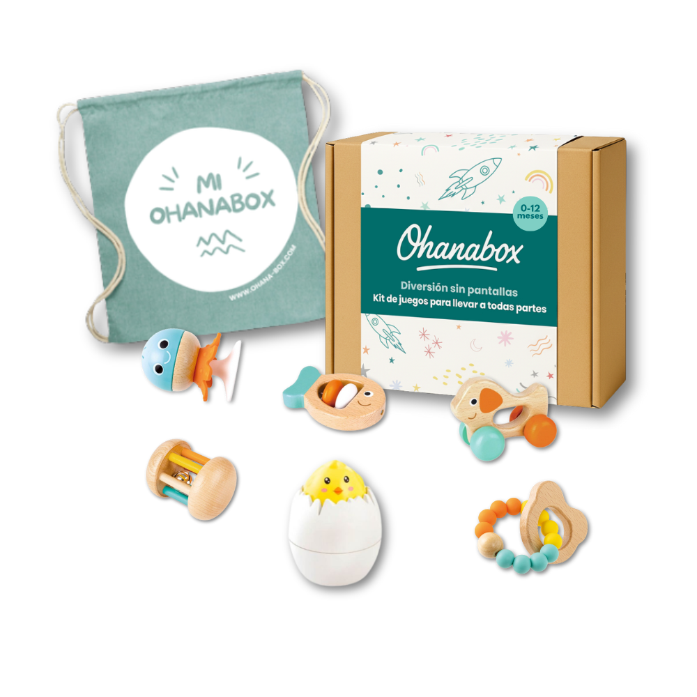 Kit de juegos para llevar a todas partes (0-12 meses)
