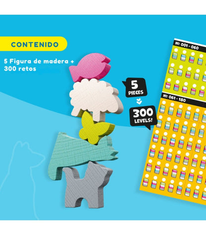Mochila de juegos para restaurantes y esperas 5-6 años